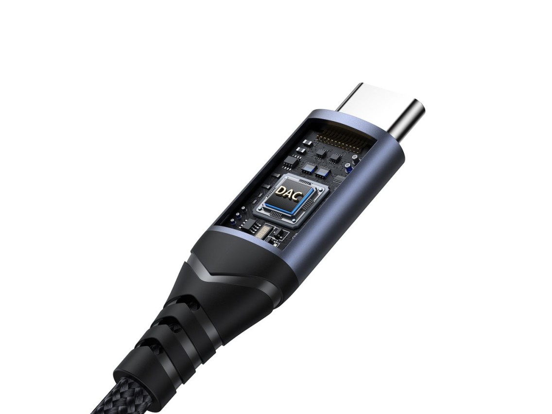 Joyroom SY-C01 USB-C DAC adapter to 3.5 mm mini jack - black