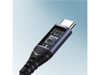 Joyroom SY-C01 USB-C DAC adapter to 3.5 mm mini jack - black