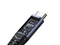 Adaptador DAC 2 em 1 Joyroom SY-C02 USB-C para USB-C / mini jack de 3,5 mm - preto Adaptador DAC 2 em 1 Joyroom SY-C02 USB-C para USB-C / mini jack de 3,5 mm - preto