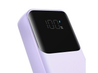 Mini power bank Joyroom JR-PBC07 de 20000mAh e 30W com cabos USB-C e Lightning - roxo Mini power bank Joyroom JR-PBC07 de 20000mAh e 30W com cabos USB-C e Lightning - roxo
