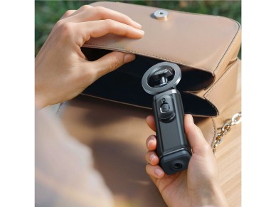 Bastão de selfie Joyroom JR-ZS509 compatível com MagSafe e Bluetooth - Preto Bastão de selfie Joyroom JR-ZS509 compatível com MagSafe e Bluetooth - Preto