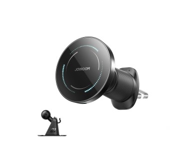 Soporte para coche Joyroom JR-ZS502 compatible con MagSafe con cargador inal�mbrico para rejilla de 