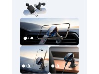 Soporte para coche Joyroom JR-ZS502 compatible con MagSafe con cargador inalámbrico para rejilla de Soporte para coche Joyroom JR-ZS502 compatible con MagSafe con cargador inalámbrico para rejilla de