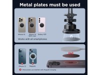 Joyroom JR-ZS400 magnetic car phone holder on the dashboard - black Joyroom JR-ZS400 magnetic car phone holder on the dashboard - black