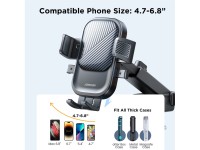 Joyroom JR-OK6 car phone holder on the dashboard - black Joyroom JR-OK6 car phone holder on the dashboard - black