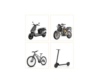Soporte para tel�fono Joyroom JR-ZS431 para bicicleta, motocicleta y scooter (negro)