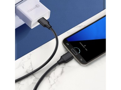 Ugreen US130 10840 USB-A 3.0 - cabo micro USB-B 0,5 m - preto