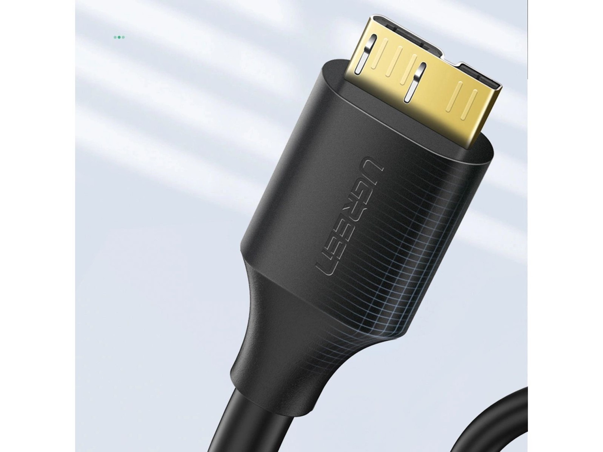 Cable Ugreen US130 10840 USB-A 3.0 - micro USB-B de 0,5 m - negro