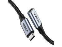 Ugreen US372 80810 USB-C - Cabo USB-C PD QC 100W 5A 10Gbps 0,5m - cinza