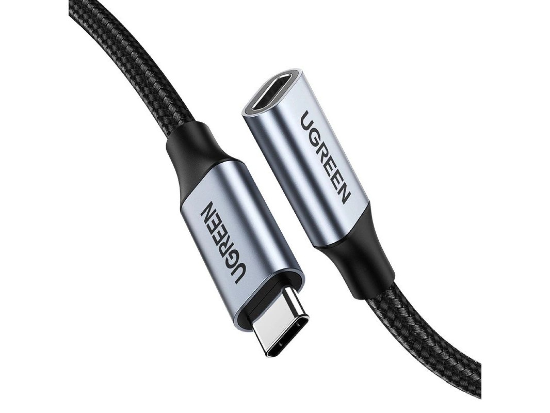 Ugreen US372 80810 USB-C - Cabo USB-C PD QC 100W 5A 10Gbps 0,5m - cinza