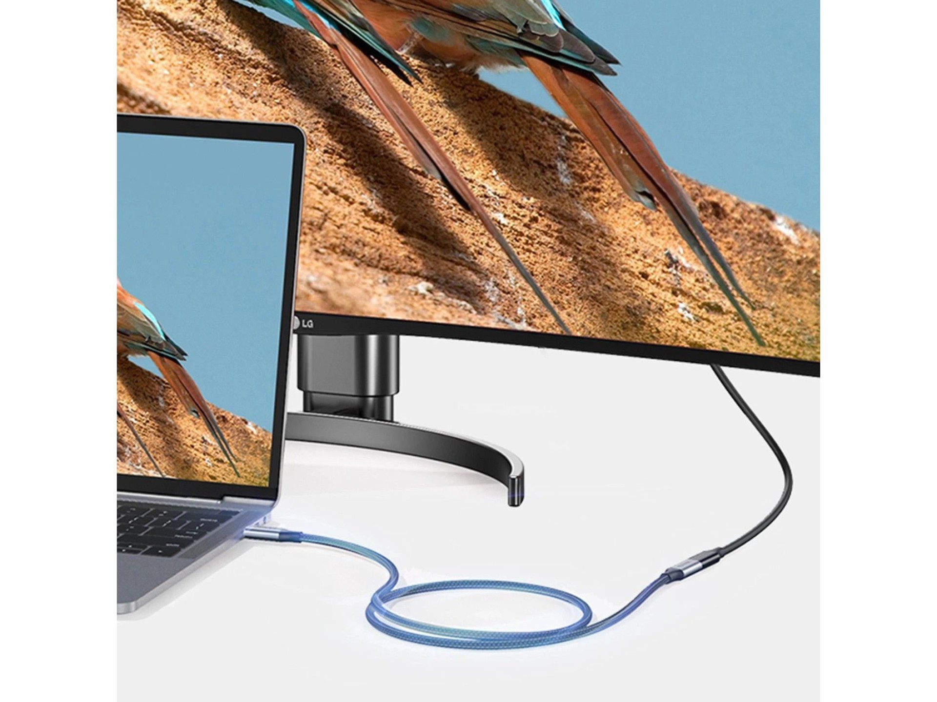 Ugreen US372 80810 USB-C - Cabo USB-C PD QC 100W 5A 10Gbps 0,5m - cinza