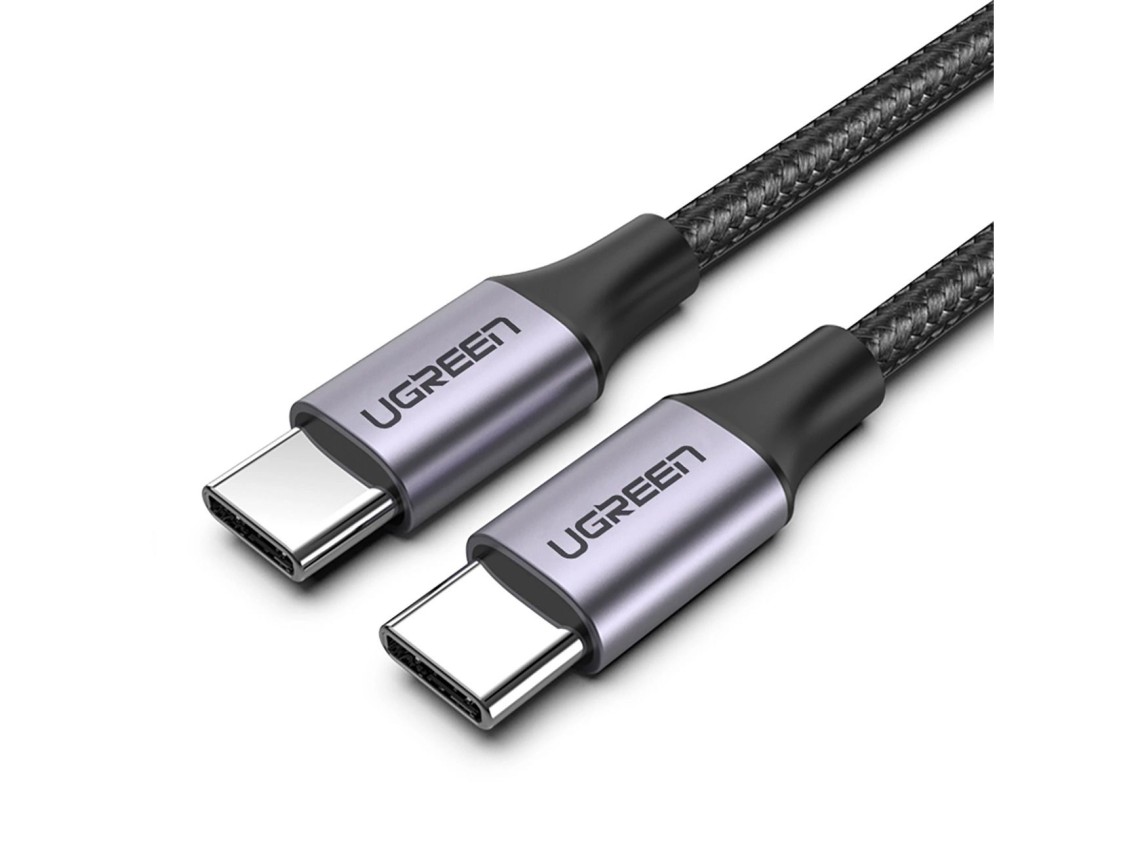 Cable USB-C 3.1/USB-C 3.1 Ugreen US161 50751 de 1,5 m, gris