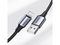 Cabo USB-A / Lightning MFi Ugreen US199 60157 1,5 m - preto Cabo USB-A / Lightning MFi Ugreen US199 60157 1,5 m - preto