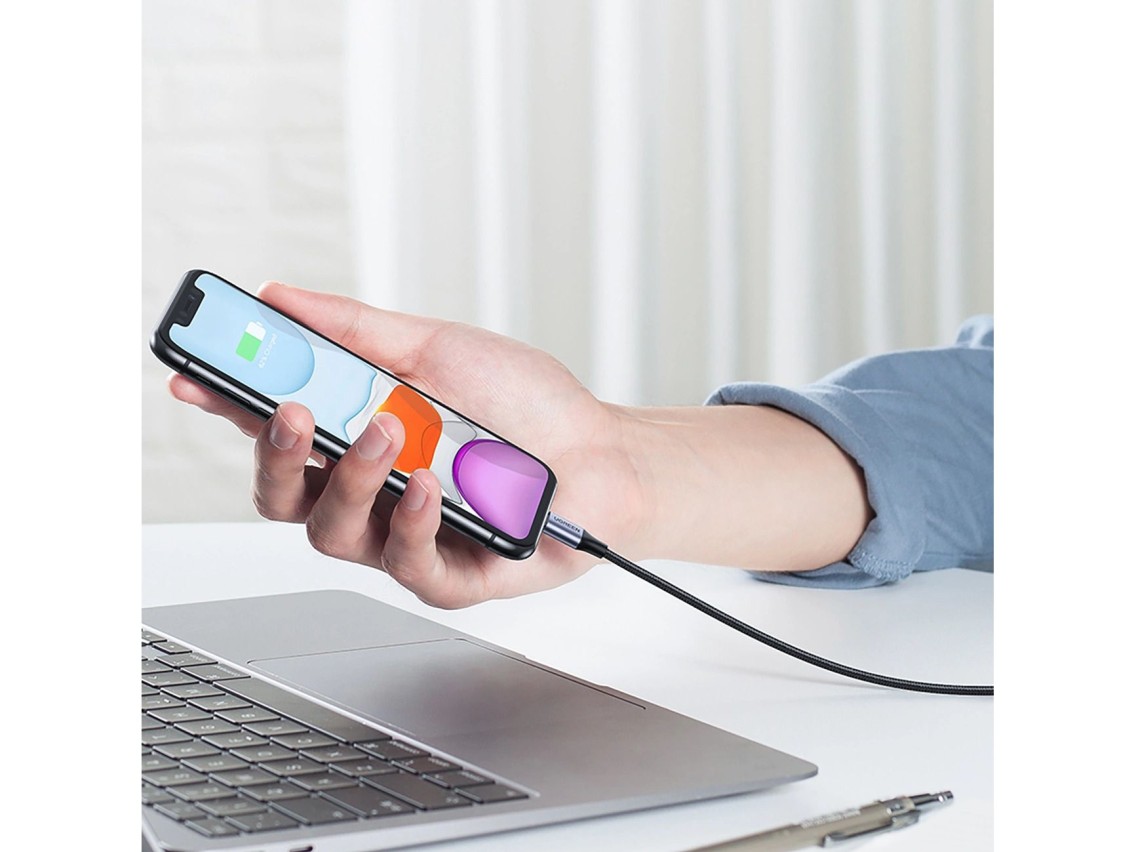 Cabo USB-A / Lightning MFi Ugreen US199 60157 1,5 m - preto