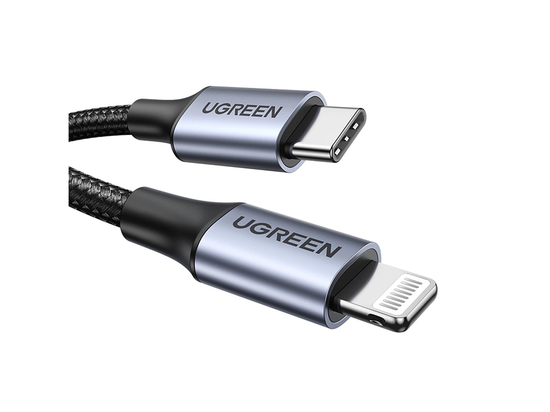 Cable Ugreen US304 60760 Lightning - USB-C 2.0 MFi de 1,5 m - Gris