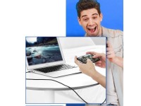 Cable Ugreen US284 70255 USB-A (recto) / USB-C (angulado) 3 A, 3 m, gris