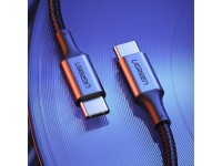 Cable Ugreen US316 70428 USB-C - USB-C PD QC FCP 100 W 5 A 480 Mb/s 1,5 m - Gris