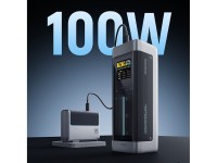 Powerbank Cuktech CUK00P23GLBK 210W 25000mAh Power Bank 2 x USB-C 1 x USB-A - Preto Powerbank Cuktech CUK00P23GLBK 210W 25000mAh Power Bank 2 x USB-C 1 x USB-A - Preto