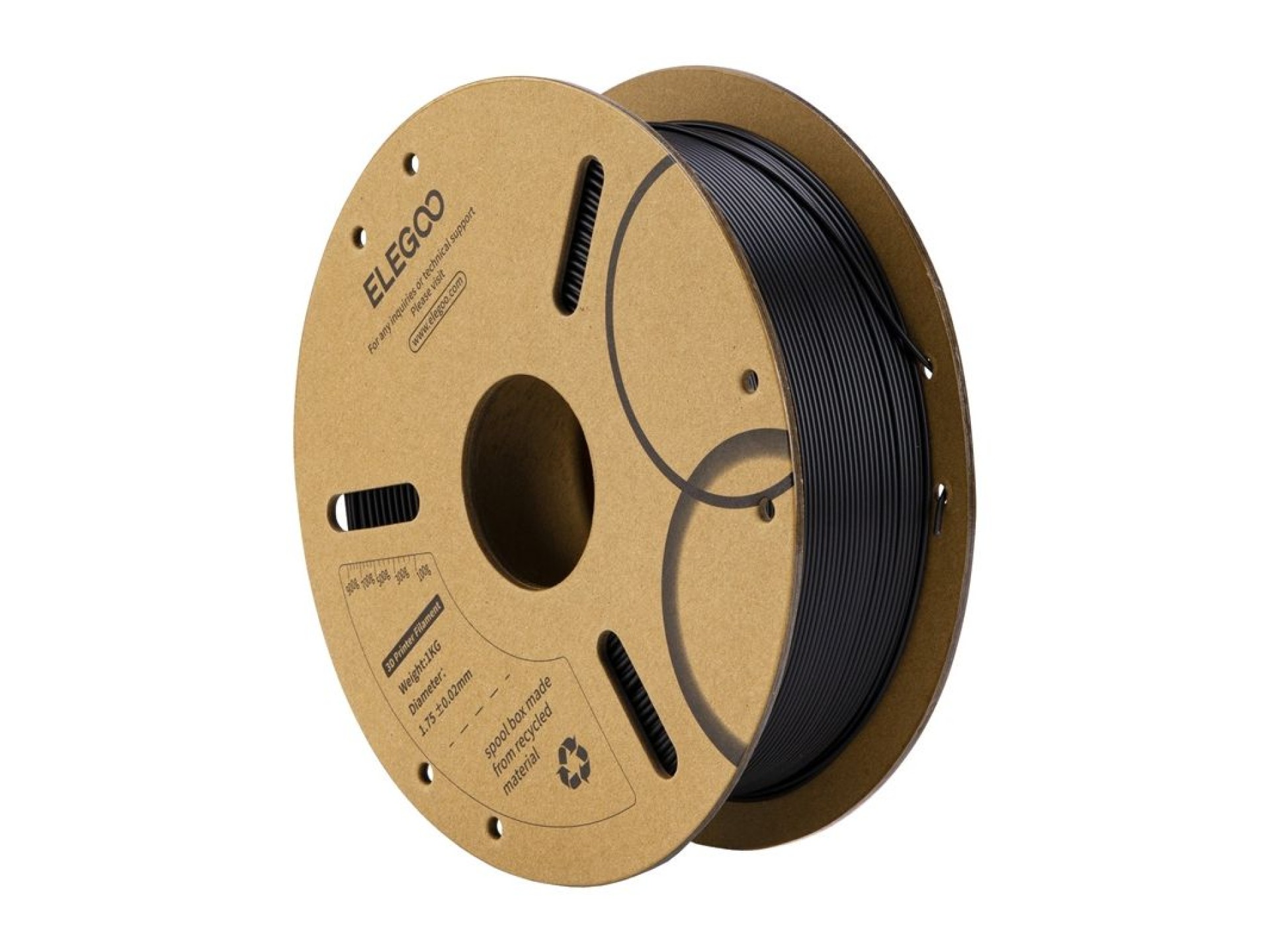 ELEGOO PLA Filament (Black)