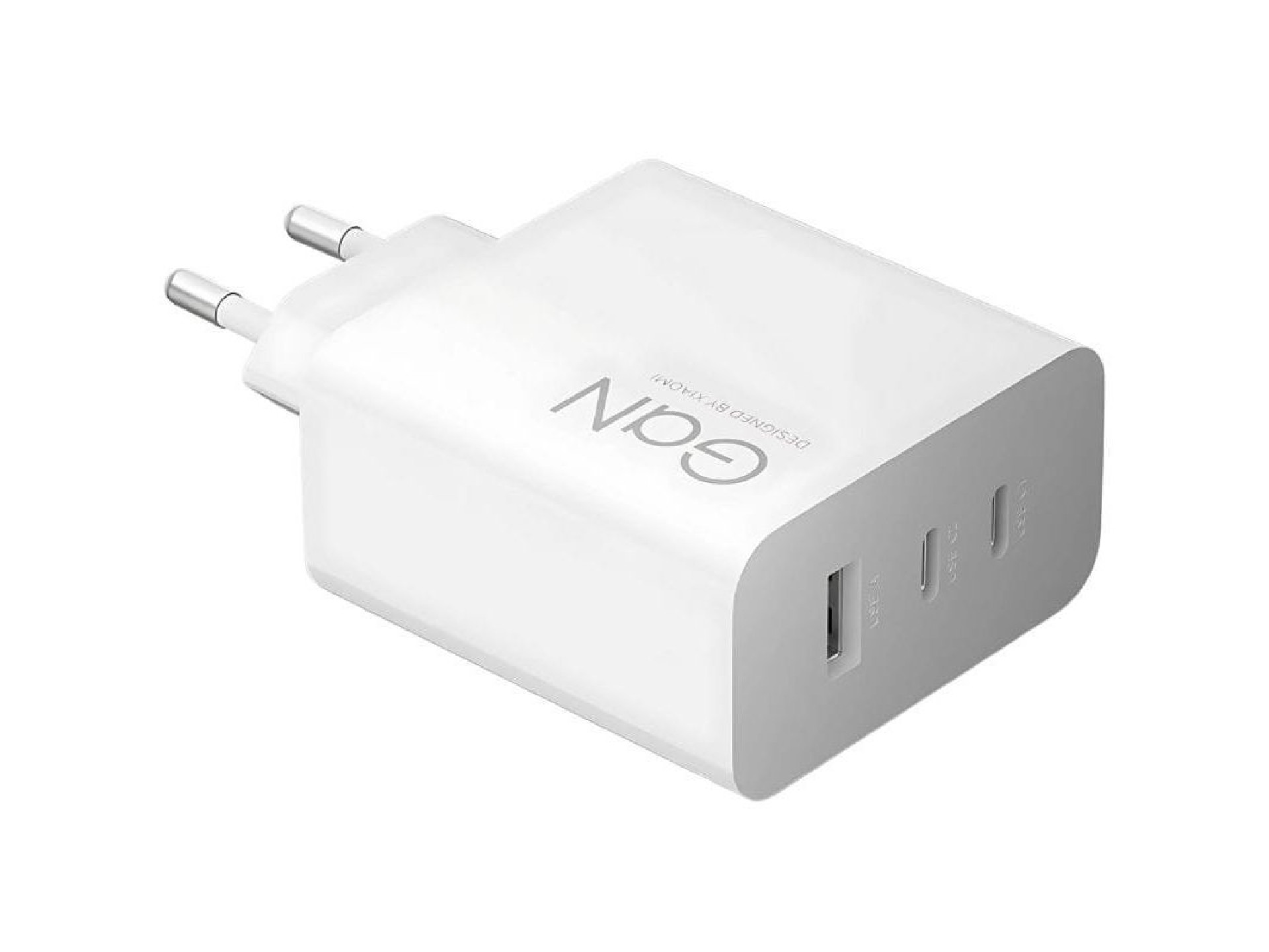 Cargador de Pared GaN Xiaomi 90W HyperCharge Power Adapter 2xUSB Tipo-C/ 1xUSB/ 90W