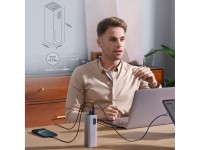 Powerbank Cuktech CUKP200XGLGR 100W 20000mAh 2 x USB-C 1 x USB-A - gray Powerbank Cuktech CUKP200XGLGR 100W 20000mAh 2 x USB-C 1 x USB-A - gray