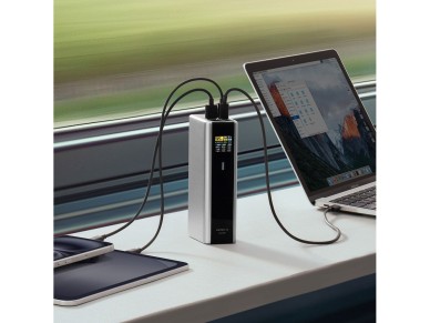 Powerbank Cuktech CKPB200UGLGR 210W 20000mAh 2 x USB-C 1 x USB-A - gray Powerbank Cuktech CKPB200UGLGR 210W 20000mAh 2 x USB-C 1 x USB-A - gray