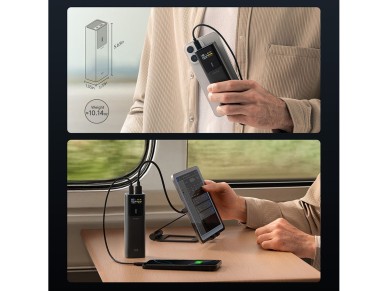 Powerbank Cuktech CKPB100PGLBL 150W 10000mAh USB-C USB-A - black