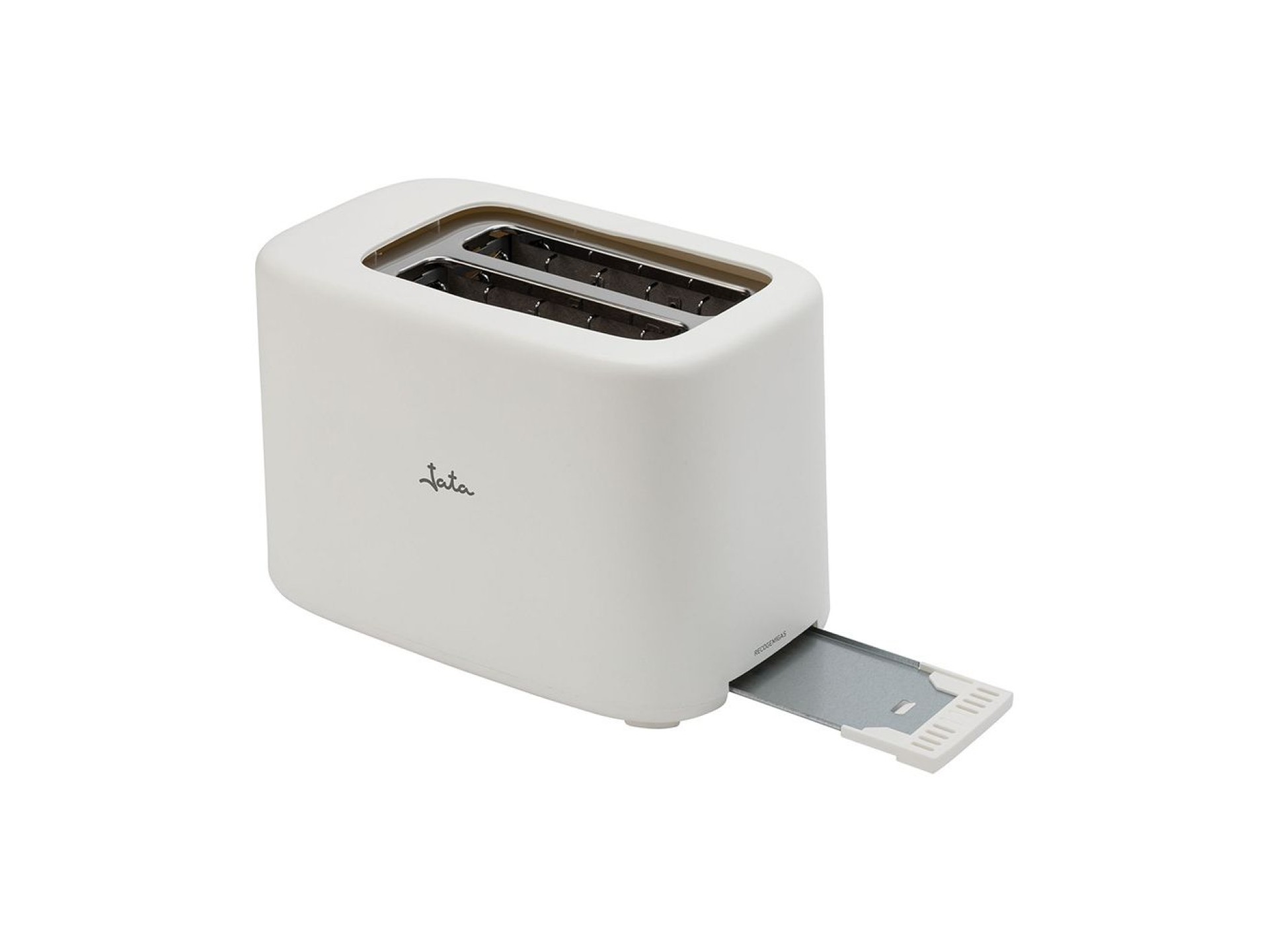 Toaster with 2 slots white 750 w