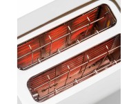Toaster with 2 slots white 750 w