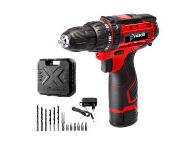 Taladro atornillador 12 v csc1205bc con maletin y accesorios