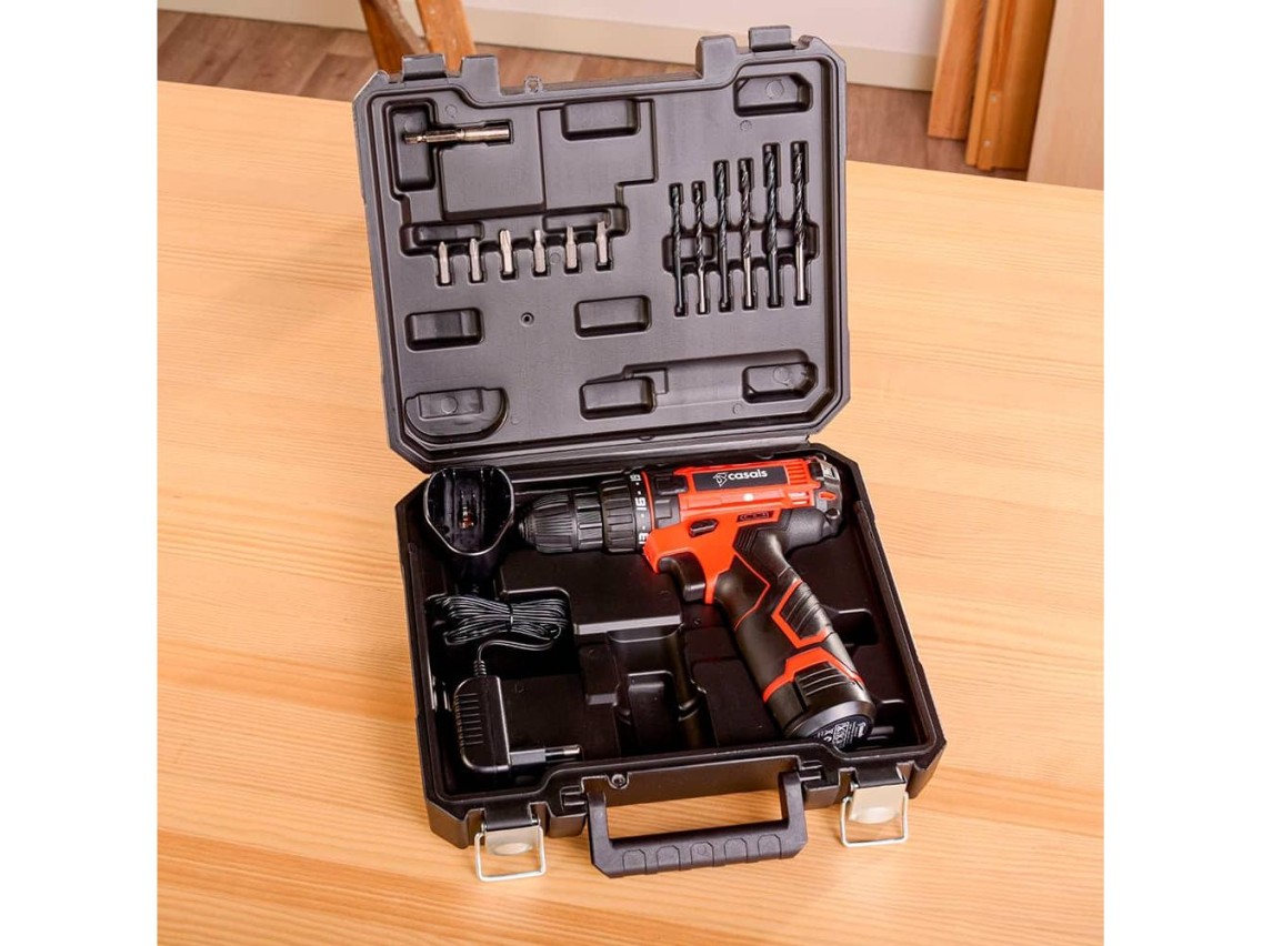 Drill/screwdriver 12 v csc1205bc with case and accessories