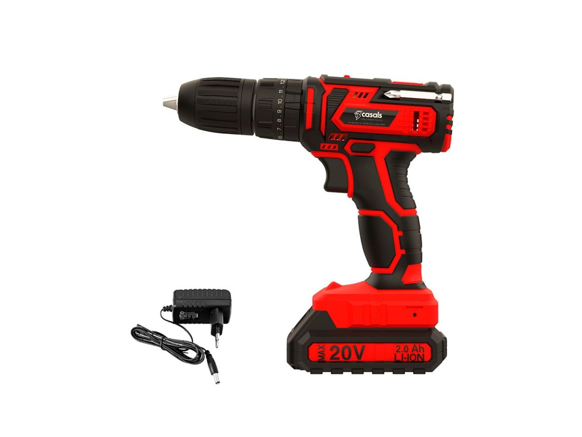 Cid2050b hammer drill / screwdriver 20 v includes battery + charger