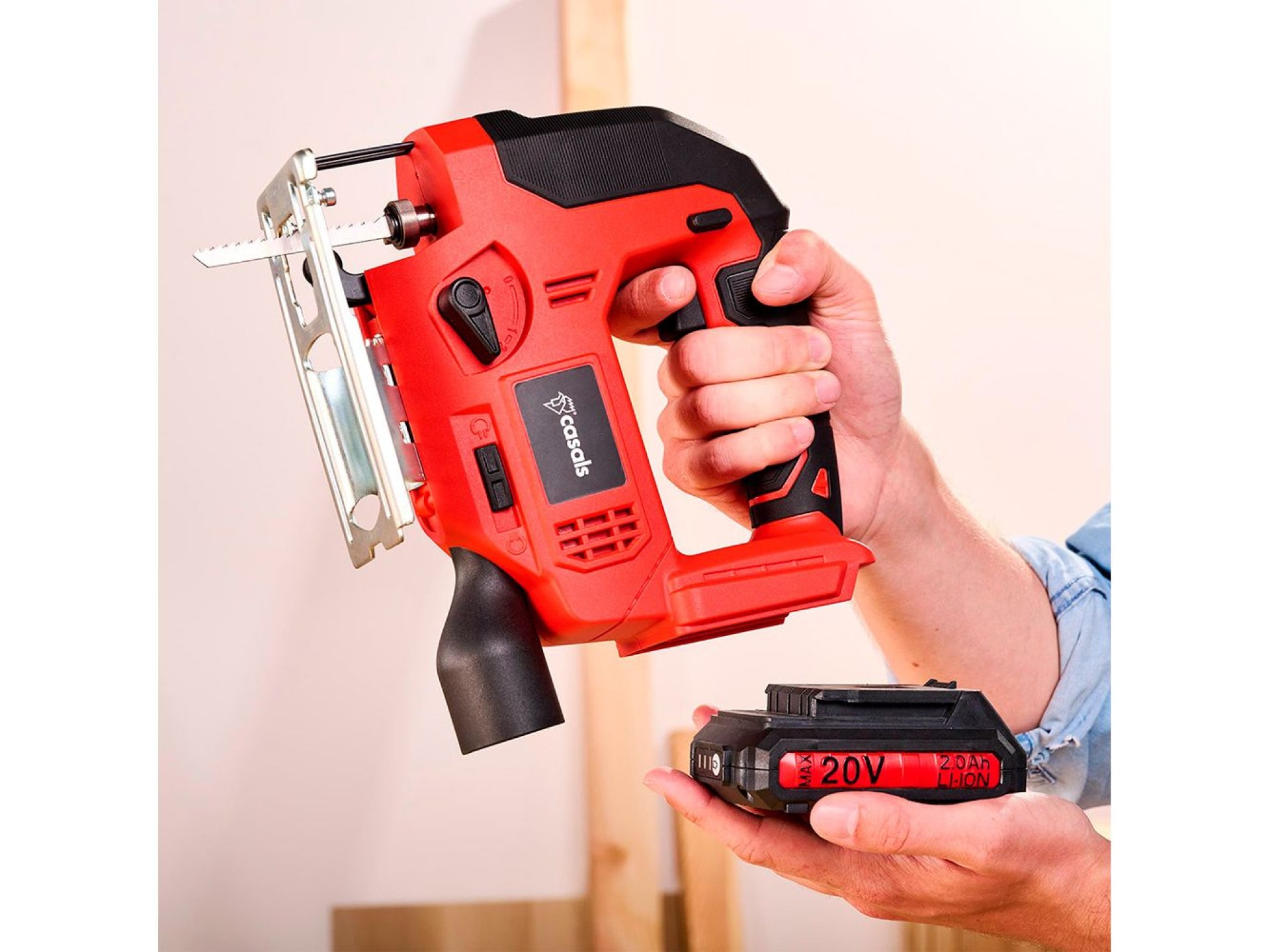 Cjs2050 20 v cordless jigsaw includes battery + charger