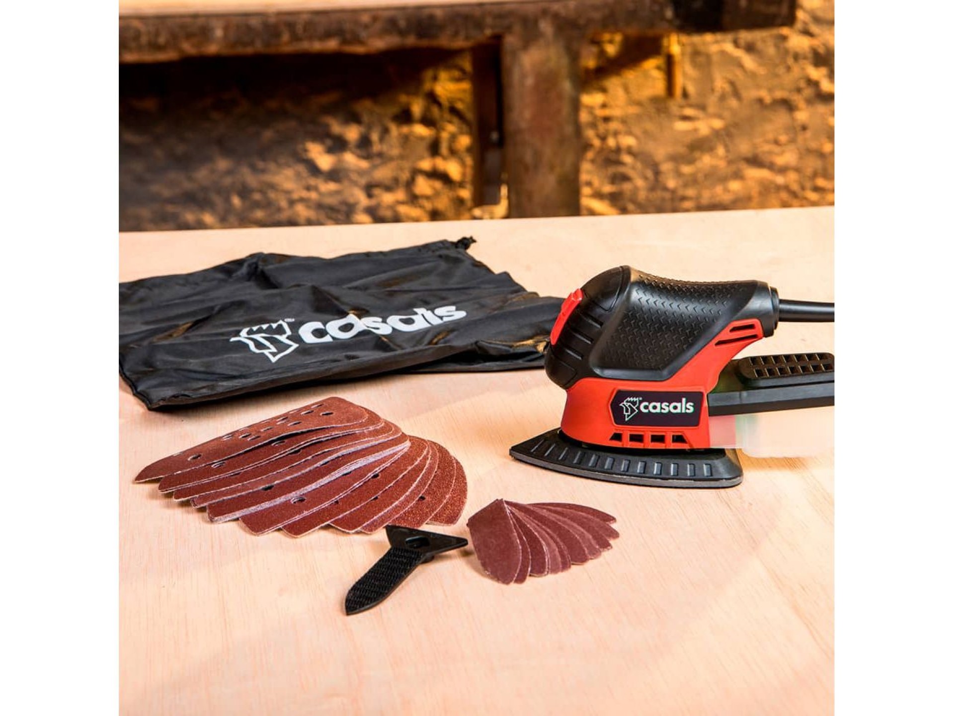 Lixadora com cabo de alimentação sd75 75 w 230 v com acessórios