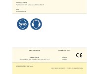 Corded chainsaw ccs23050c 1400 w