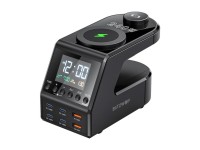 Reloj despertador Blitzwolf BW-FW10 con cargador 2xUSB-A, 4xUSB-C, 240W