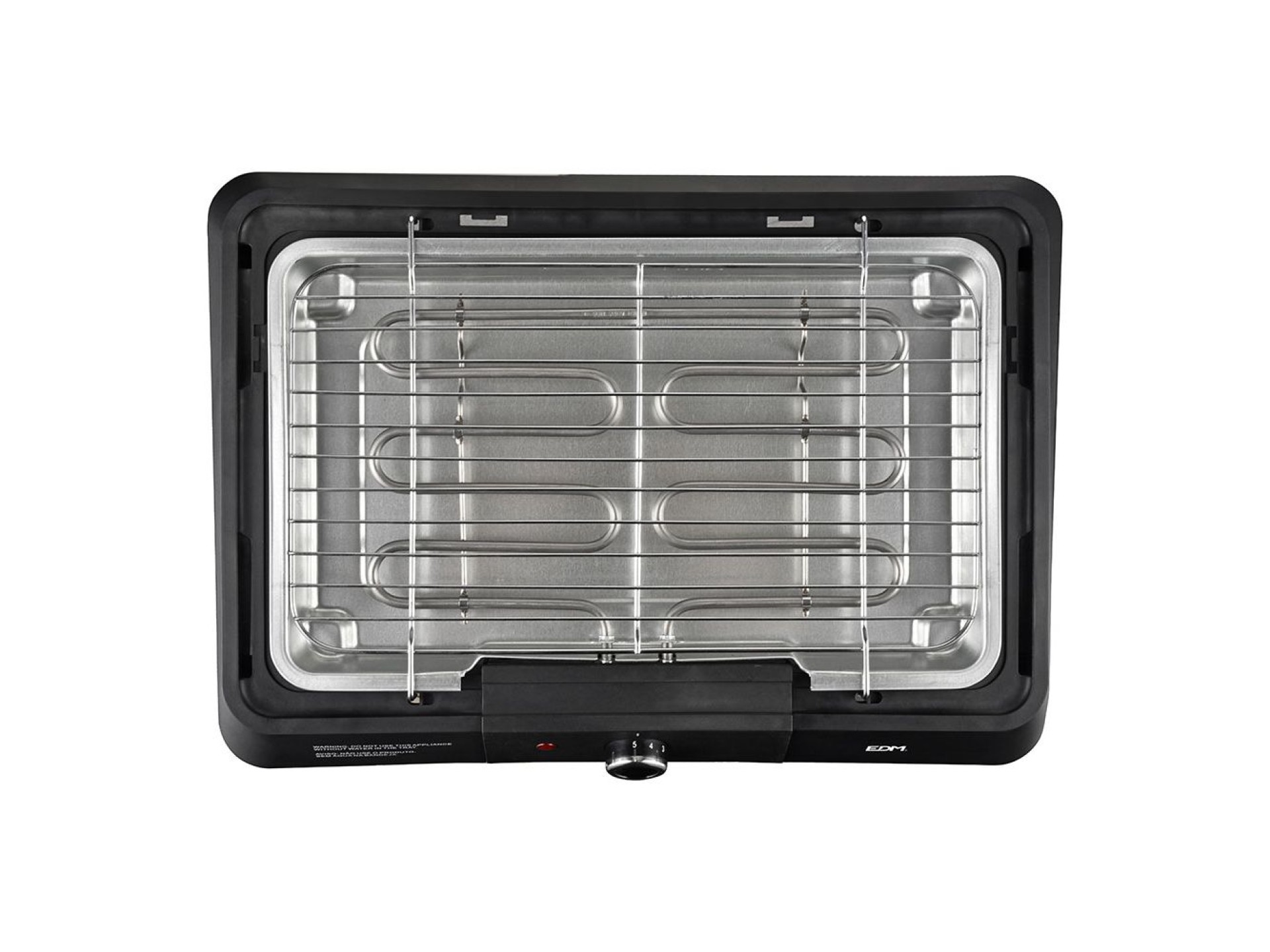 Barbacoa eléctrica negra, 2200 w