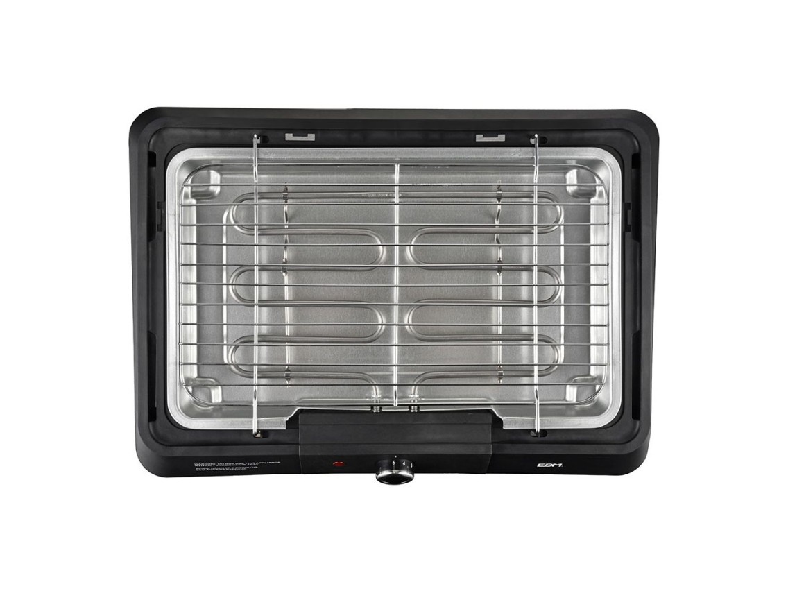 Barbacoa eléctrica negra, 2200 w