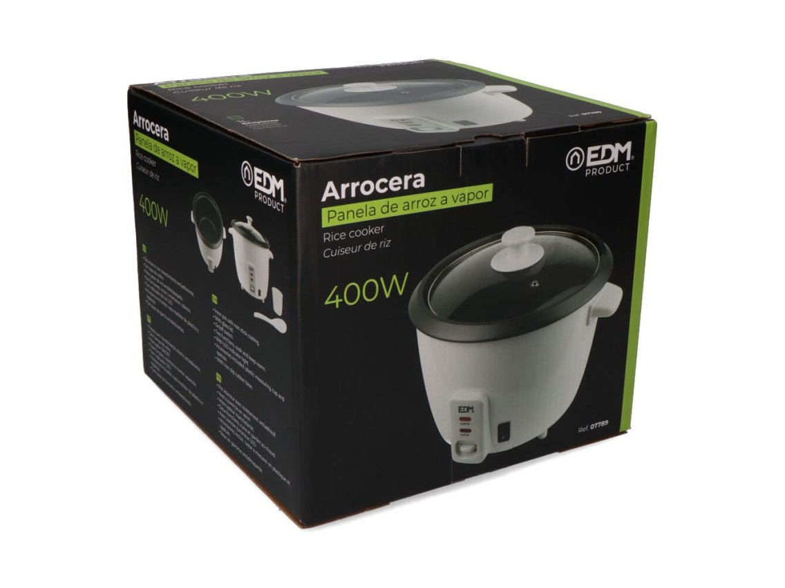Panela elétrica para arroz 400w 1l edm