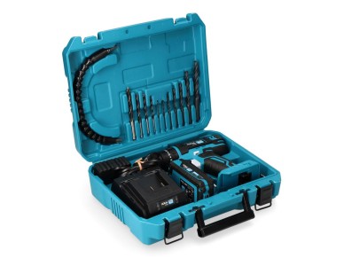 Kit martelo/chave de fendas 20 v com bateria 2.0 ah e carregador 20,5 x 22 cm