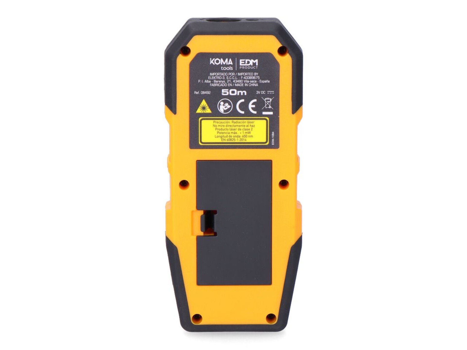 Laser meter with case 5,2 x 2,4 x 12,3 cm