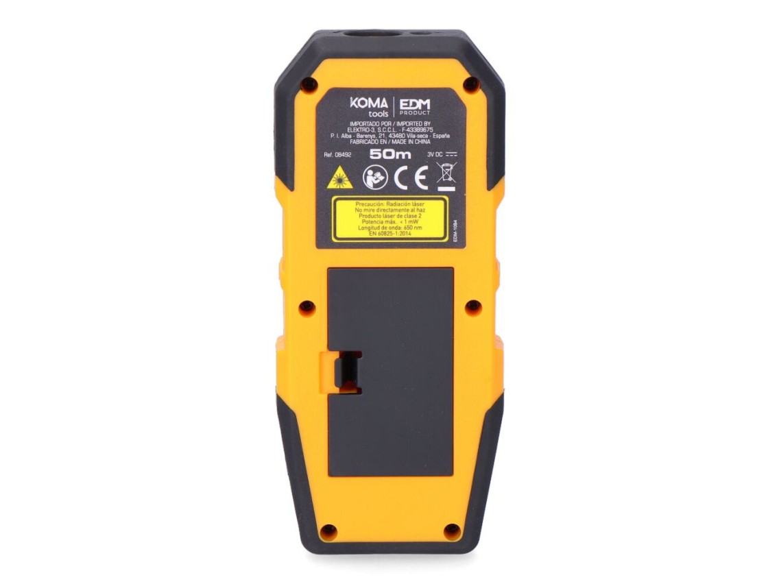 Laser meter with case 5,2 x 2,4 x 12,3 cm