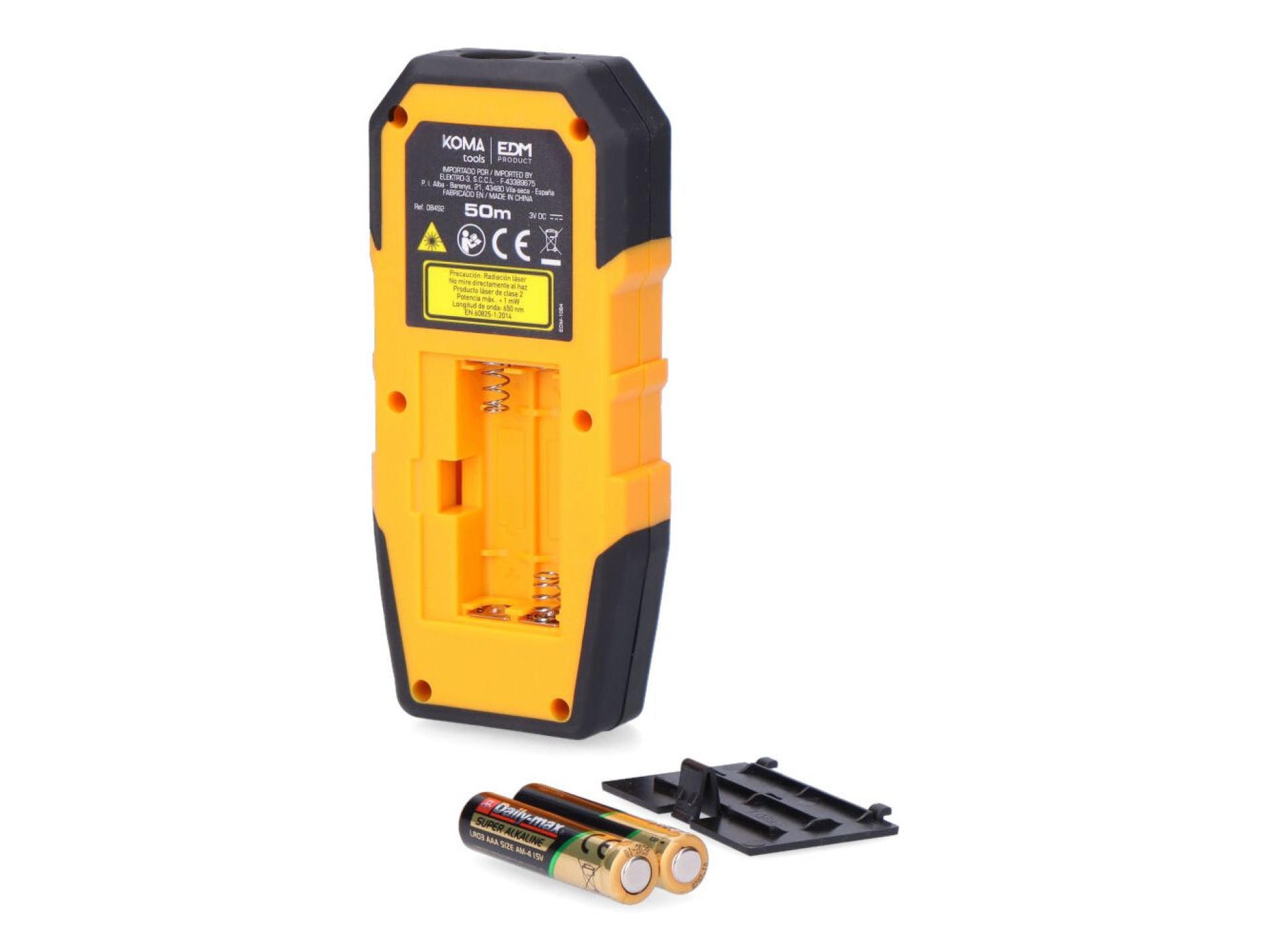 Laser meter with case 5,2 x 2,4 x 12,3 cm