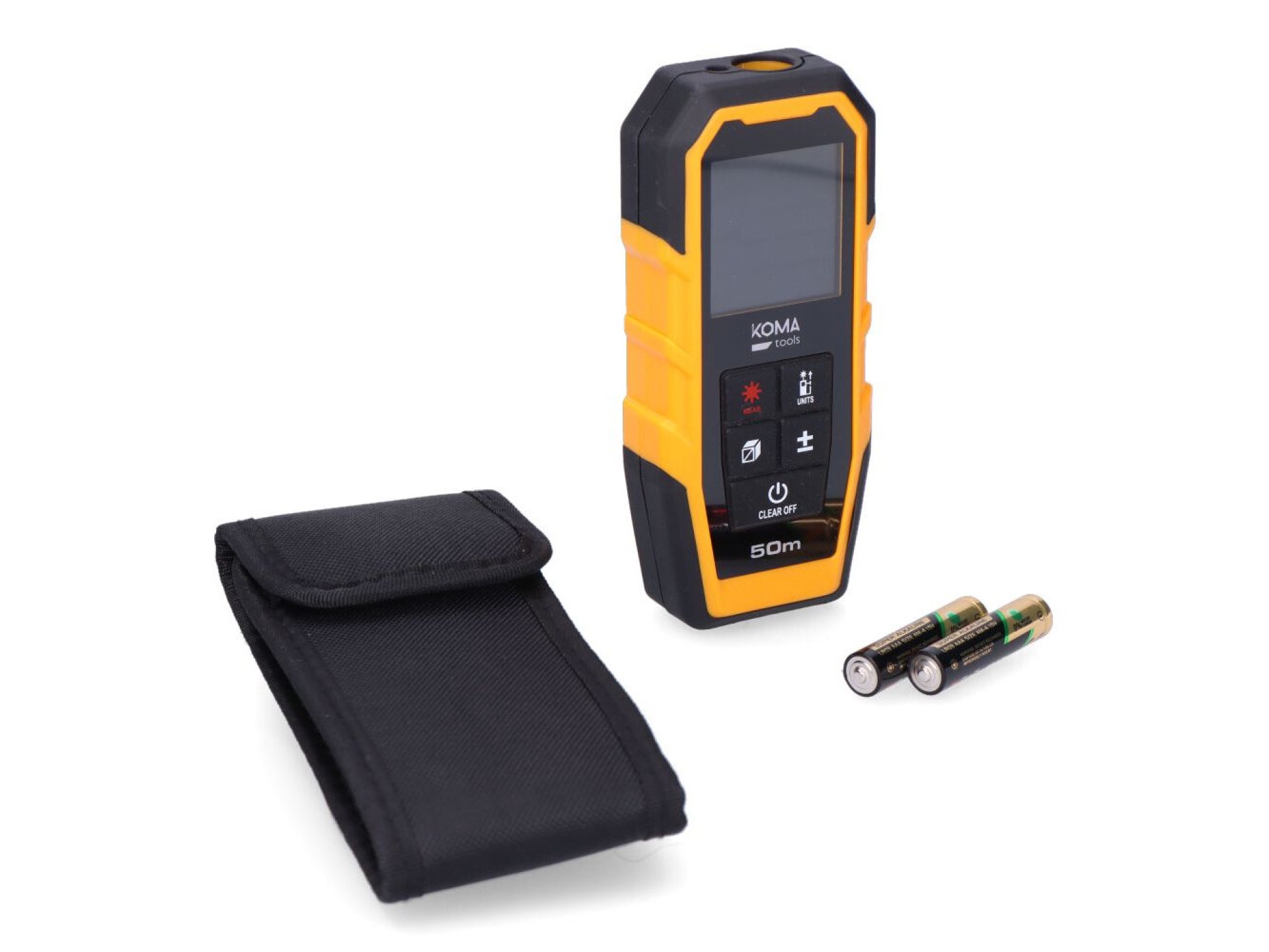 Laser meter with case 5,2 x 2,4 x 12,3 cm