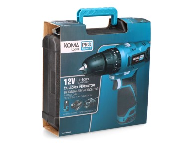 Kit de perfura��o de 12 v com acess�rios, bateria e carregador