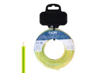 Carrete cablecillo h07z1-k 6,00 mm� bicolor, 15 m