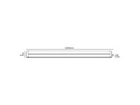 Fita led electr�nica 48 w 4.000k daylight 5.160 lm 150 x 4,6 x 5,1cm