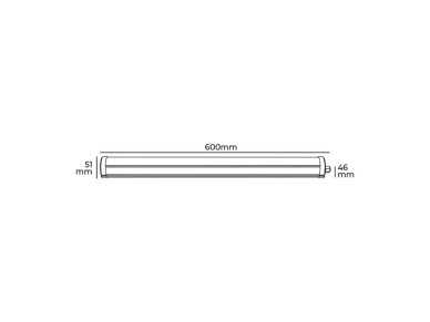 Fita led electr�nica 18 w 6.400 k luz fria 1.820 lm 60 x 4,6 x 5,1 cm