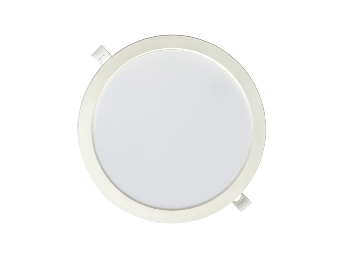 Pack 3 led downlights 18w, daylight 4000k