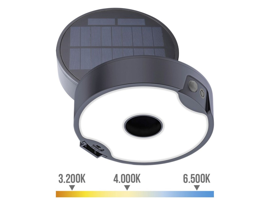 Wall light - solar stake 4w 500 lm edm